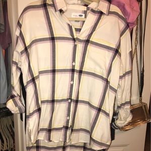 OLD NAVY BOYFRIEND BUTTON DOWN SHIRT